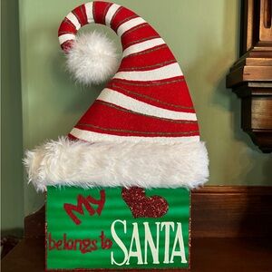 2014 Pier One My Heart Belongs to Santa Decoration